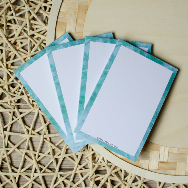 4x6 Notepad - Green