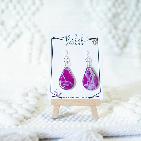 Marble Magenta Drops