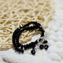 Black Sparkle Wrap Bracelet