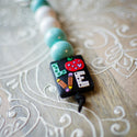 Beaded Keychain -Teacher Love