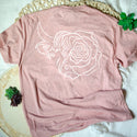 Highland Rose T-Shirt Desert Pink